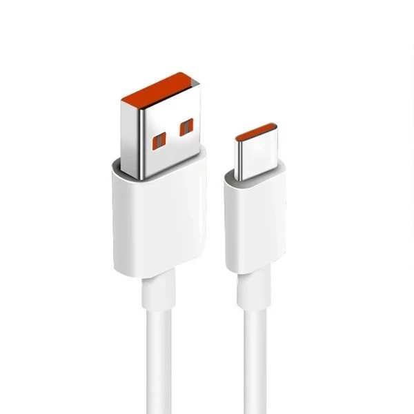 کابل اصلی شارژ 6 آمپر 33/22.5/10 وات اورجینال فست توربو شیائومی ثانیه شمار USB به USB-C اصلی