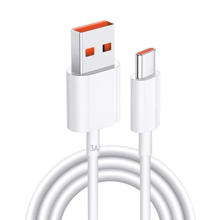 کابل اصلی شارژ 6 آمپر 33/22.5/10 وات اورجینال فست توربو شیائومی ثانیه شمار USB به USB-C اصلی