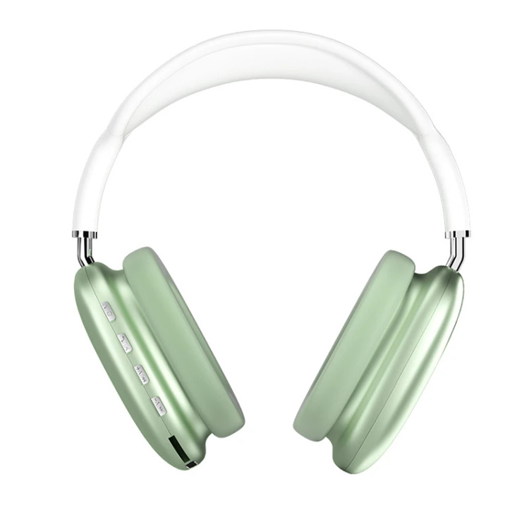 هدفون بلوتوثی مدل Airpods Max P9 بدون نویز کنسلینگ، درگاه شارژ USB Type-C، دارای میکروفون با کیفیت 105 دسیبل، مقاوم در برابر رطوبت و عرق