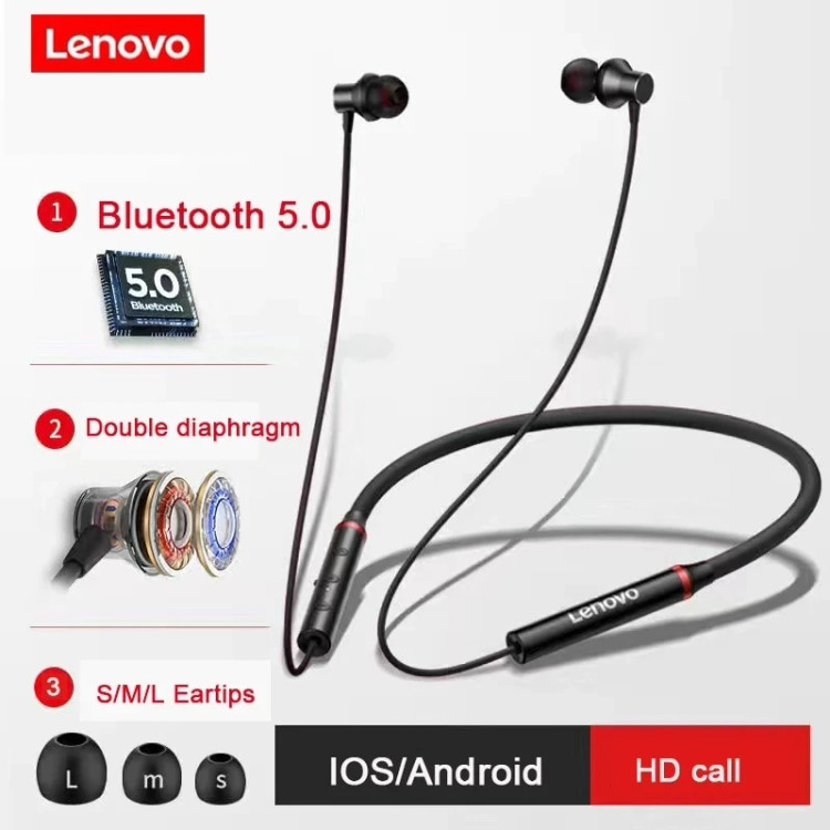 هدست بلوتوثی لنوو مدل HAM HE05x Magnetic