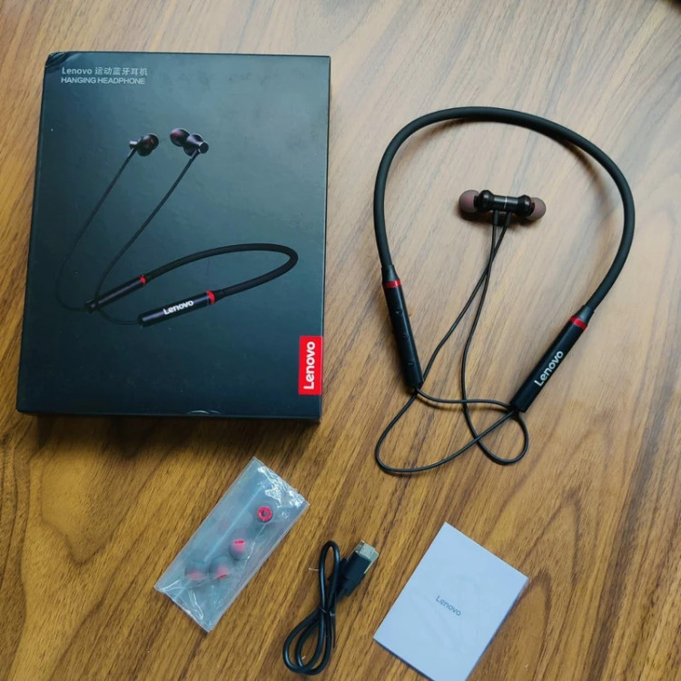هدست بلوتوثی لنوو مدل HAM HE05x Magnetic