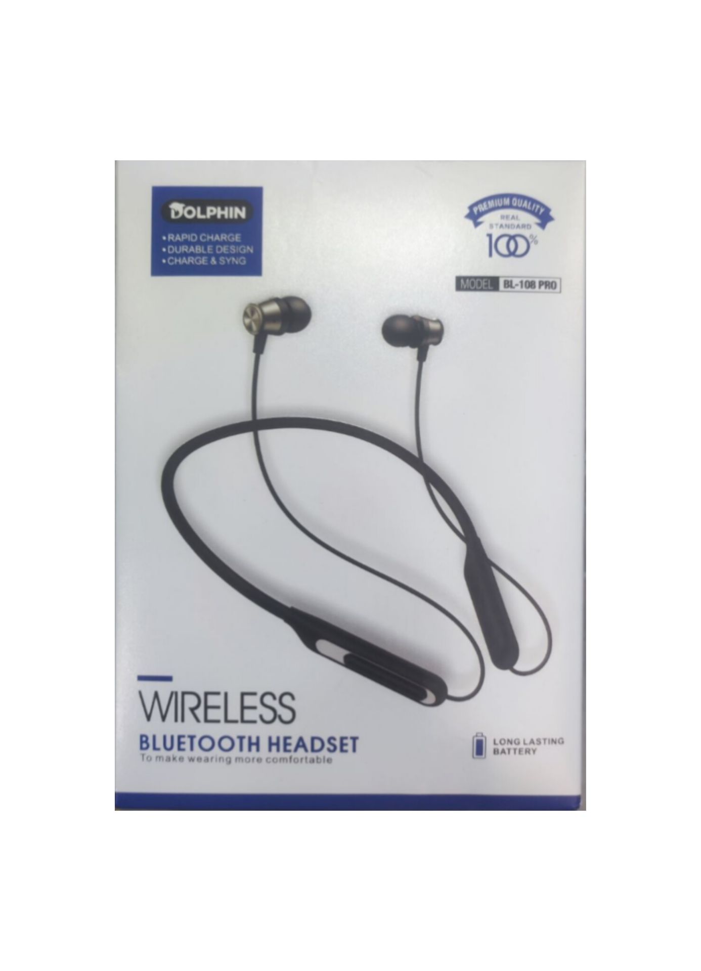 هدفون بلوتوثی گردنی دلفین مدل BL-108 PRO بی سیم org