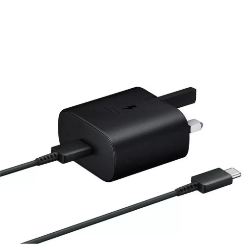 شارژر اصل دیواری 25 وات مدل A26 سامسونگ به همراه کابل USB-C