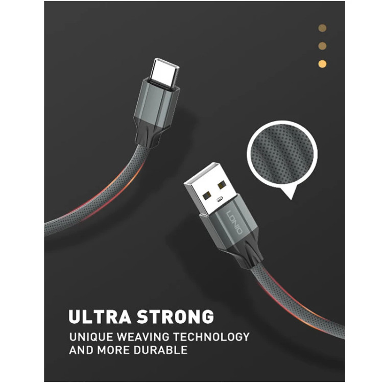کابل تبدیل USB به USB-C الدینیو مدل LS441 01me طول 1 متر