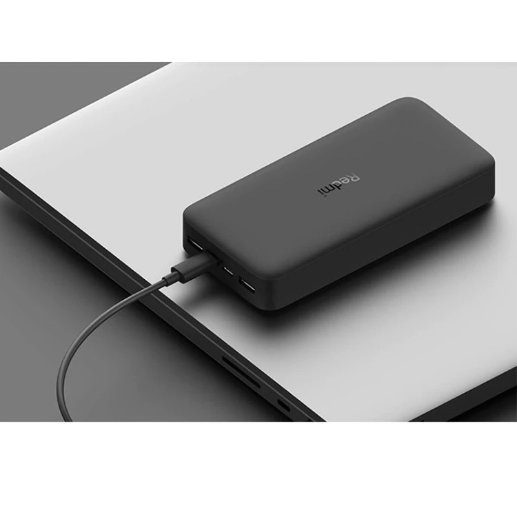 پاوربانک 18 وات شیائومی مدل Redmi ظرفیت 20000 میلی آمپر ساعت