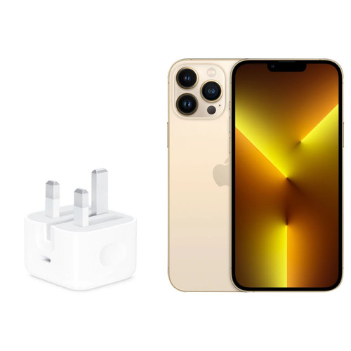 شارژر دیواری اپل آیفون 13 پرو توان 20 وات با خروجی USB-C، جریان 3 آمپر، بدنه مقاوم پلاستیک ABS