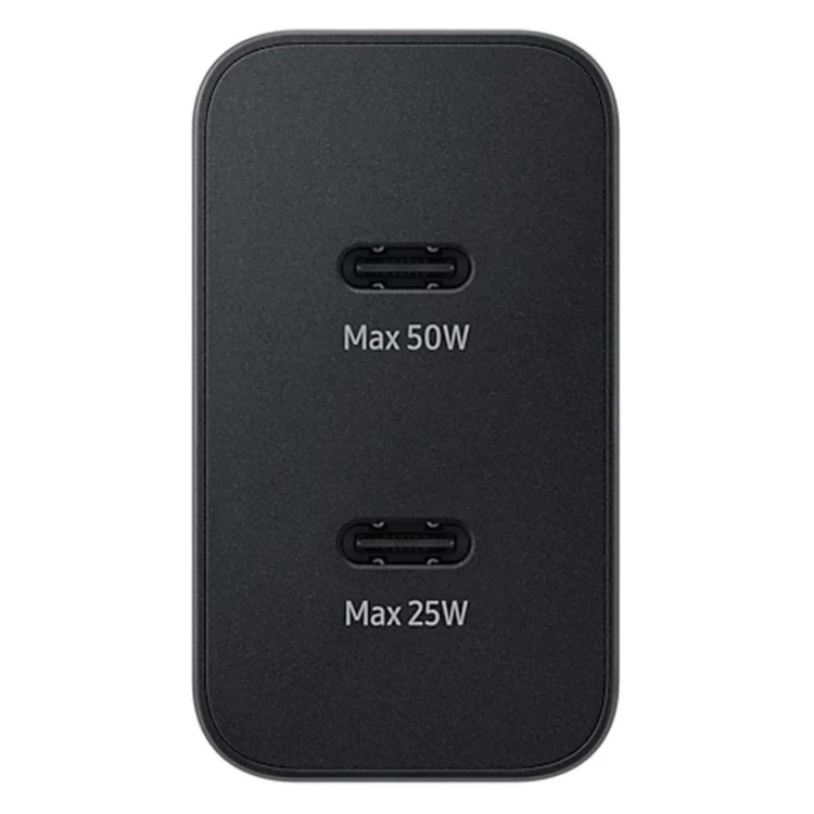 درگاه تایپ سی شارژر دو پورت سامسونگ ۵۰ وات با قابلیت Super Fast Charging 2.0