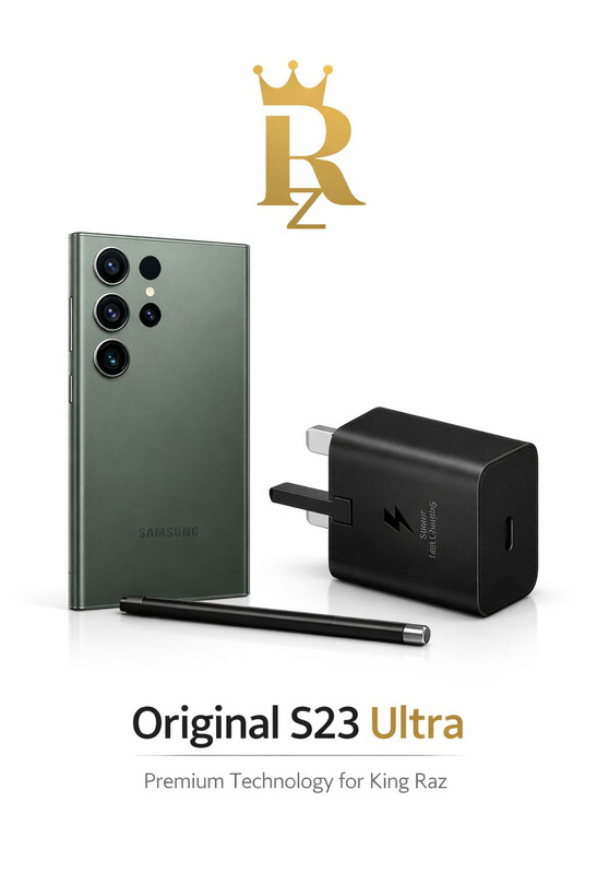«پکیج اورجینال ۴۵ وات سامسونگ S23 Ultra با ضمانت کینگ رَز»